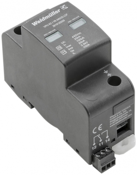 Parasurtension Weidmüller VPU AC I 1 R 440/25 LCF 