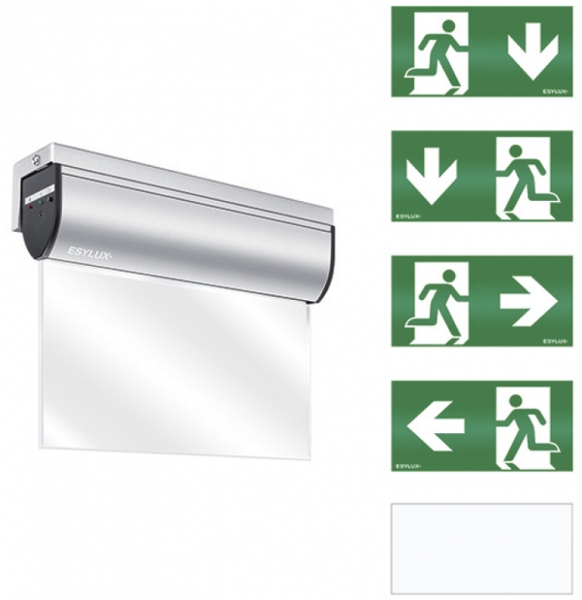 Lampada di emergenza ESYLUX SLD EL LED IR 230V 3W IP40 3h all fissaggio a parete 