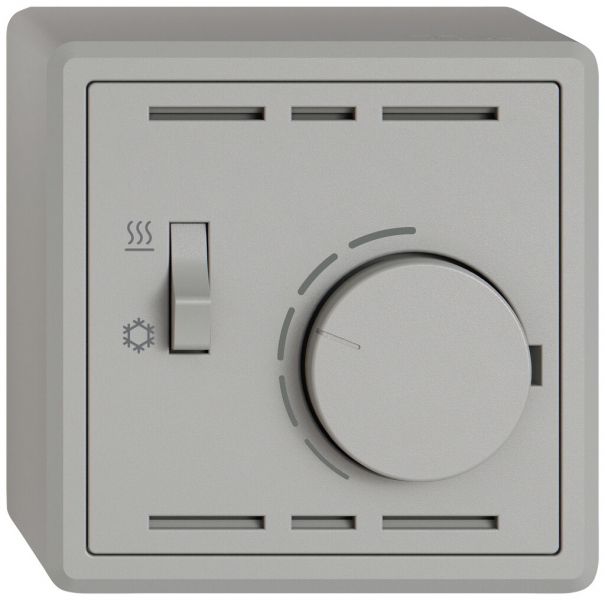 Termostato ambiente AP EDIZIO.liv SNAPFIX® inter.risca./refrig.230VAC 50Hz grc 