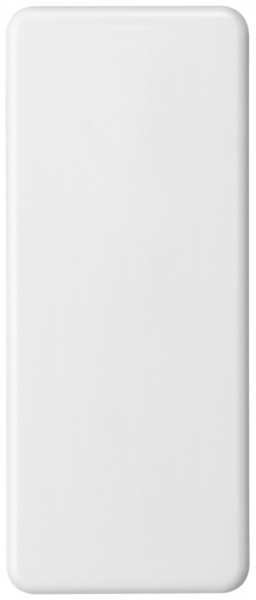 Abdeckplatte basico 3×1 ohne Bohrung weiss 