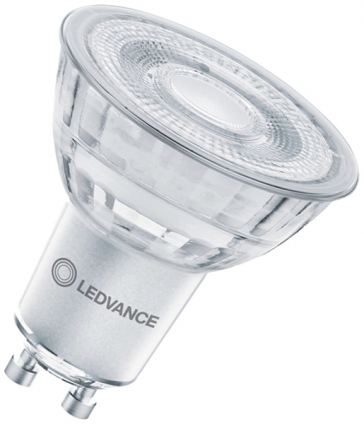 Lampada LED LEDVANCE GU10 4.5W 350lm 1800…2700K Ø50×54mm PAR16 chiaro 36° 