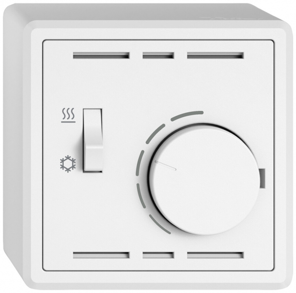 Termostato ambiente AP EDIZIO.liv SNAPFIX® inter.risca./refrig.230VAC 50Hz bi 