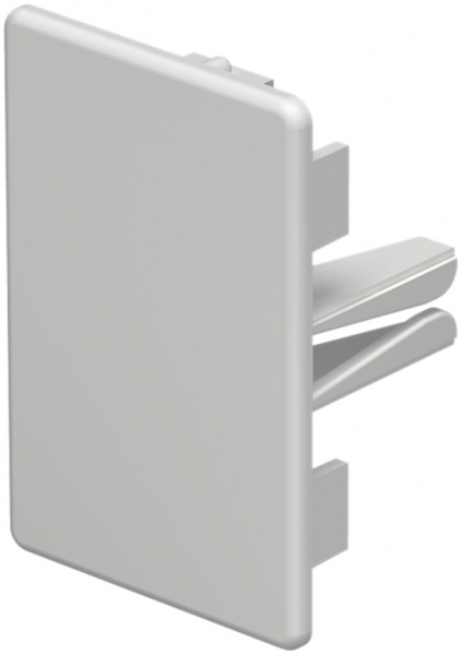 Piastra terminale Bettermann p.canale d'installazione WDK grigio chiaro 40×60mm 