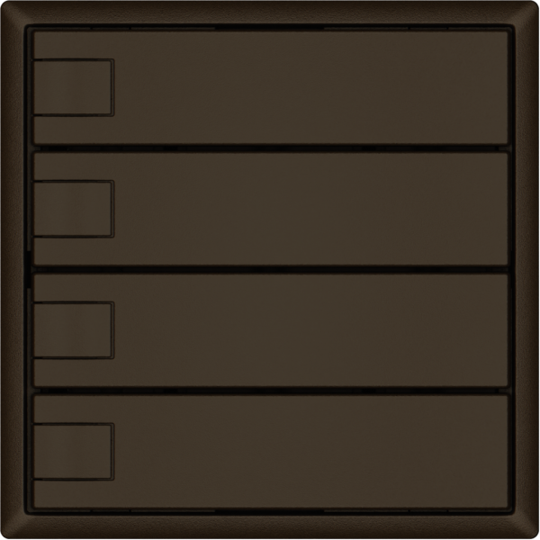 Pulsante universale EDIZIO.liv UNI SNAPFIX® 5…48V s.LED 4× com.1T ma 