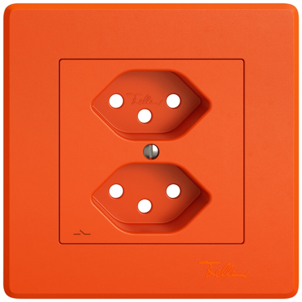 Kit di montaggio INC EDIZIO.liv SNAPFIX® per presa 2×T13 separata ar 