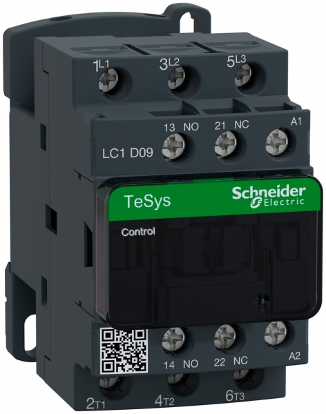 Contacteur Schneider Electric LC1D09P7 230V 50/60Hz 1F+1cont.9A TeSys 