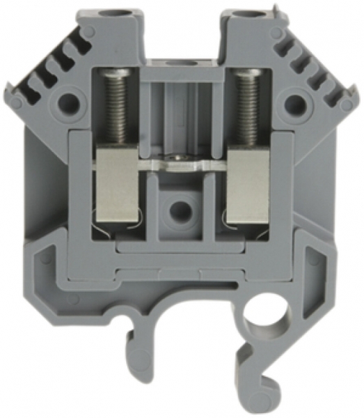 Morsetto di passaggio componibile Woertz 6…16mm² 76A 1000V vite 2×1 guida G gr 