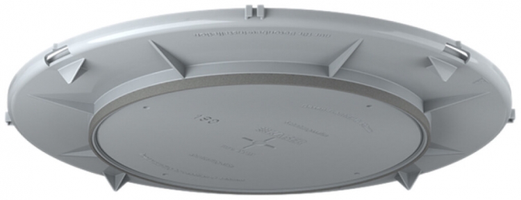 Placca frontale HaloX 250 per calcestruzzo a vista, uscita Ø190mm 