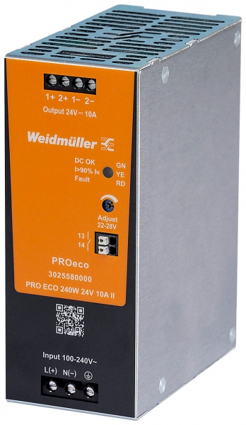 Alimentation à découpage Weidmüller Connect Power PRO ECO 240W 24V 10A 