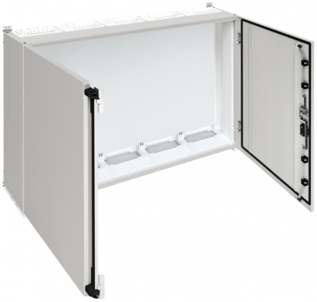 Wandschrank Hager univers mit Volltür SK II IP55 950×1300×275mm RAL 7035 