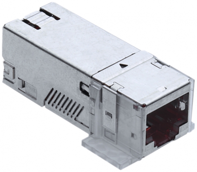 Module de raccordement cat.6a 1RJ45/s sans Snap In 