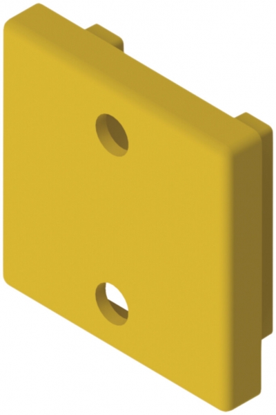 Schutzkappe Lanz Oensingen für U-Profil gelb 