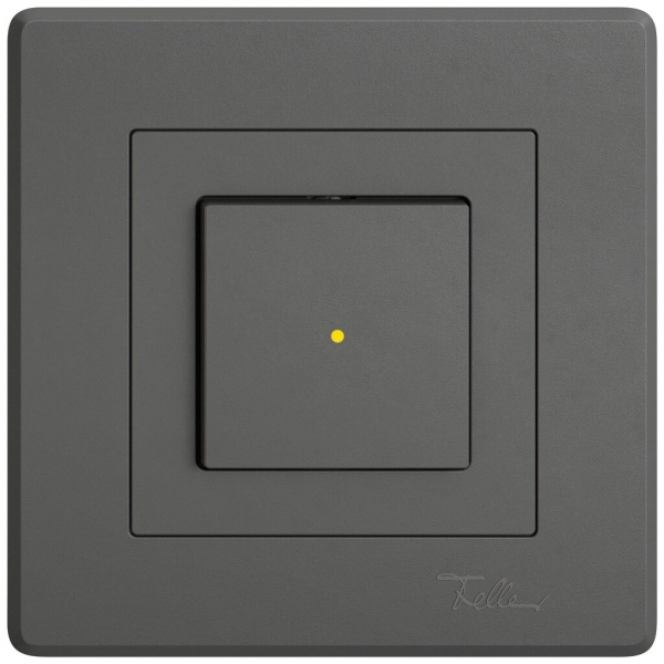 Tasto a pulsante INC EDIZIO.liv SNAPFIX® ARL/1P illuminazione front.giallo grs 