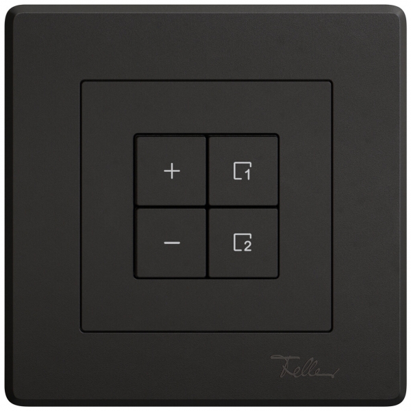 Station secondaire variateur ENC EDIZIO.liv Wiser SNAPFIX® 1 scène 4 touches no 