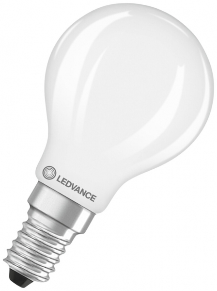 Lampe LED LEDVANCE CLASSIC P E14 5.9W 806lm 827 VAR mat Ø45×84mm 