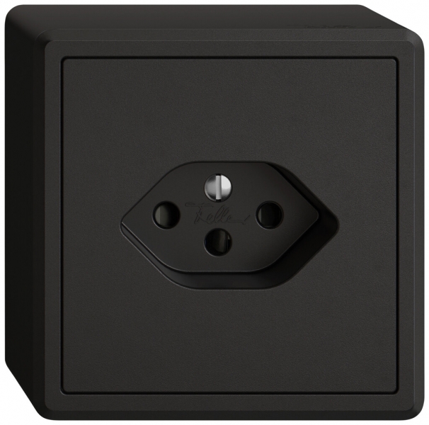 Prise AP EDIZIO.liv SNAPFIX® 1×T13 avec shutter no 