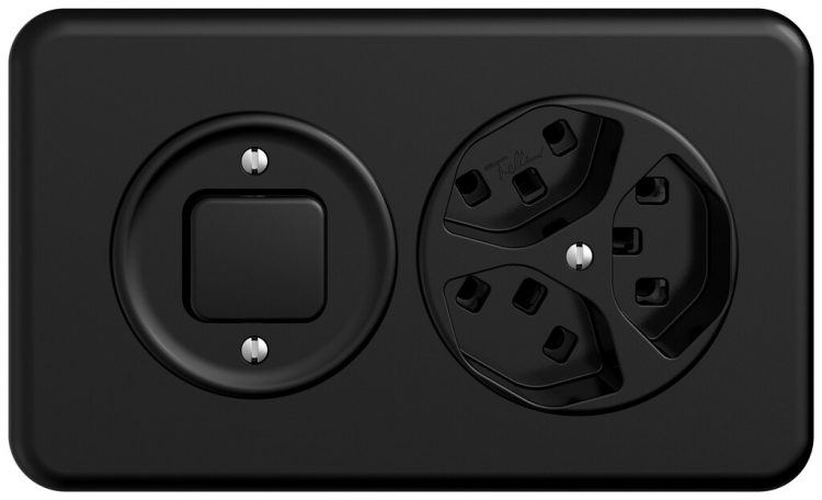 UP-Kombination STANDARDdue SNAPFIX® waag.Sch.3/1L - 3×T23 sz 