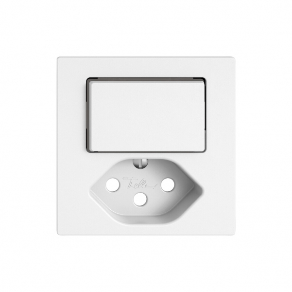 Montageset EDIZIO.liv SNAPFIX® für Kombi.T13 m.1 Knopf bel.m.Seitenlinse ws 