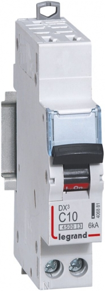 Disgiuntore Legrand C 1PN 13A 4500A/6kA morsetti inn 