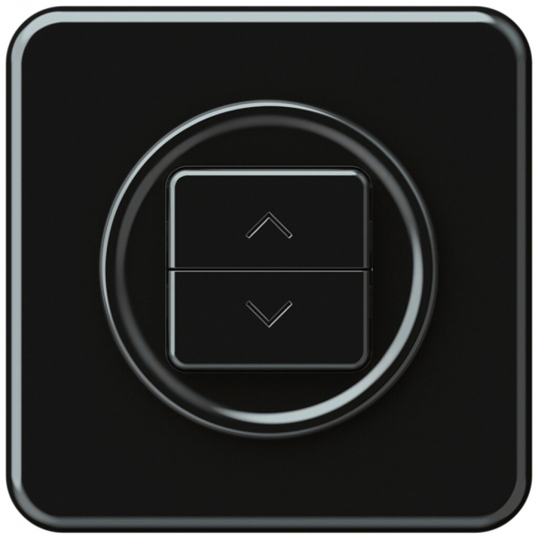 Pulsante tapparelle INC origin 1P 2×tasti 92×92mm nero 