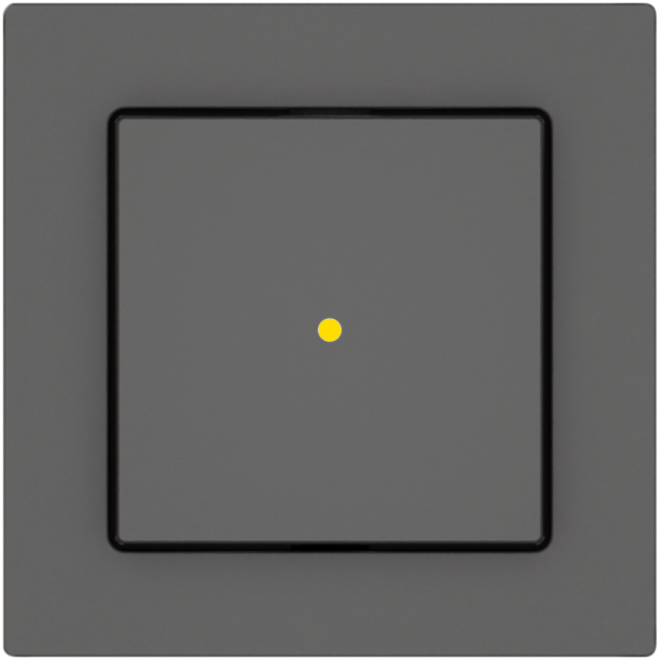 Tasto a pulsante EDIZIO.liv SNAPFIX® ARK/1P illuminazione frontale giallo grs 