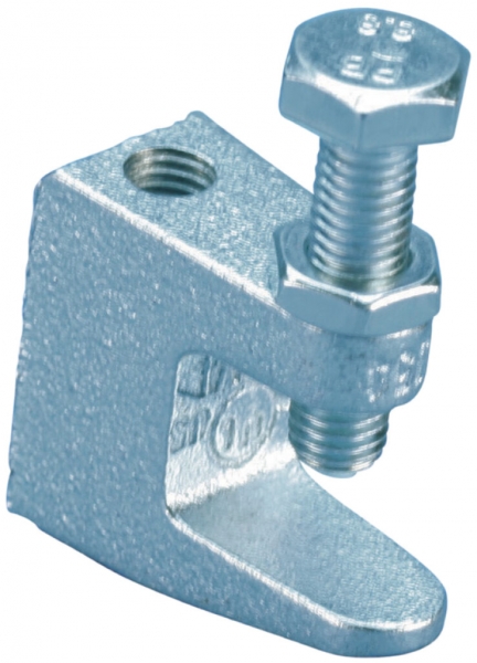 Crampon pour poutrelle universel Caddy 300M, trou M8 rebord <18mm, zingué 