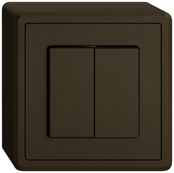 Interruttore/contatto a pulsante AP EDIZIO.liv SNAPFIX® ap.-chiu.+invert.3/1L ma 
