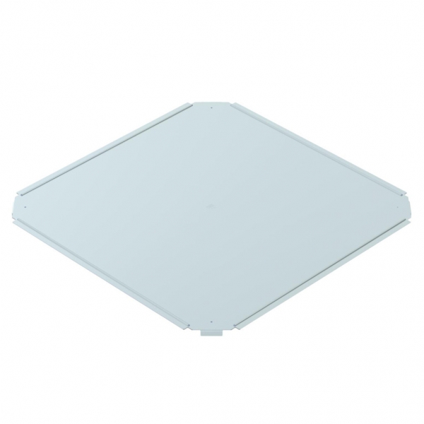 Couvercle BET RKD p.pièce en croix 500mm acier zingué en continu zinc-aluminium 
