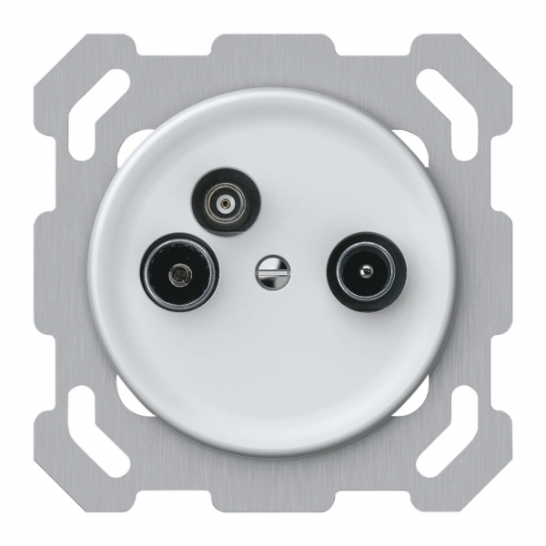 Prise antenne ENC TV-R-données origin prise de passage 14dB 4dB blanc 