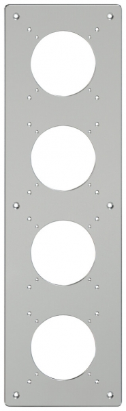 Piastra di montaggio ELEMENT SNAPFIX® 4×1 verticale 125×425mm all 