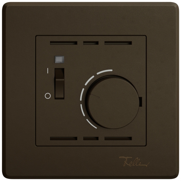 Termostato ambiente INC EDIZIO.liv SNAPFIX® con interruttore 230VAC 50Hz ma 