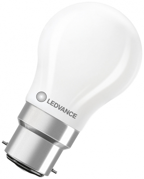 LED-Lampe LEDVANCE CLASSIC B22d 3.4W 470lm 827 DIM mattiert Ø45×79mm 