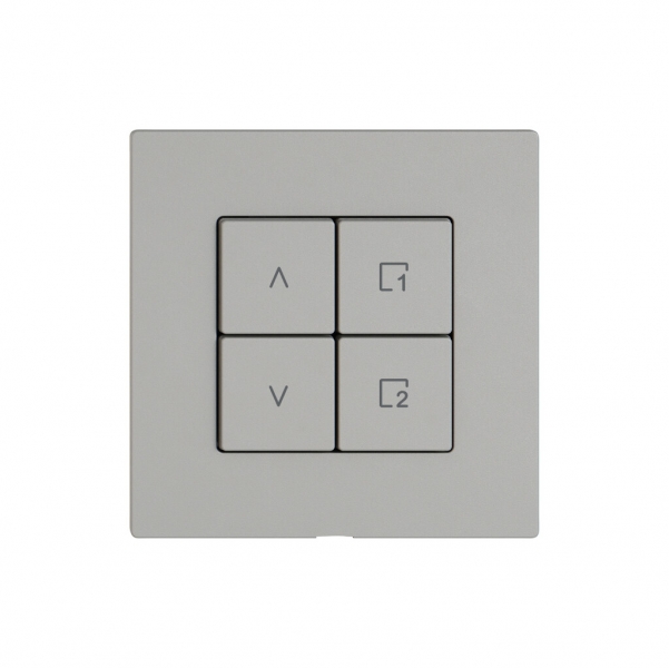 Comando per interruttore tapparelle EDIZIO.liv Wiser SNAPFIX® 1C scena 4T grc 