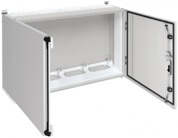 Armoire murale Hager univers porte pleine CP I IP55 650×1050×275mm RAL 7035 