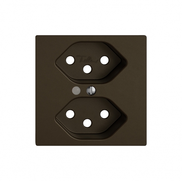 Kit di montaggio EDIZIO.liv SNAPFIX® per presa 2×T13 con lente frontale ma 
