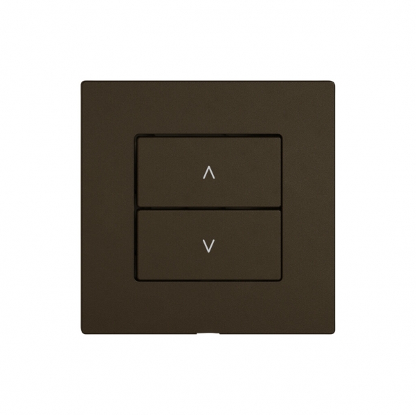Montageset EDIZIO.liv Wiser SNAPFIX® f.Storenschalter 1K 2 Tasten br 