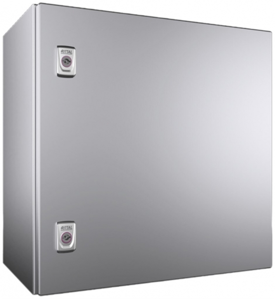 Armoire compacte Rittal AX, 1 porte, IP66, 500×500×300mm, acier fin V2A 