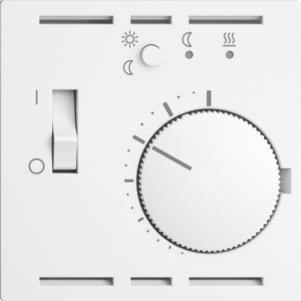Termostato ambiente INC EDIZIOdue bianco con sonda e orologio 