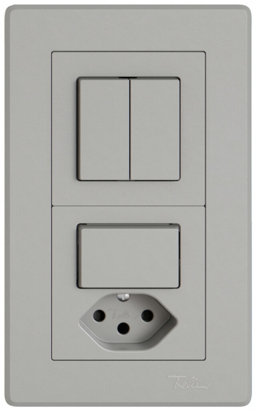 UP-Kombination EDIZIO.liv SNAPFIX® 2×1 156×96mm Sch 1/3+3/1L+Sch 3/1L+T13 hgu 