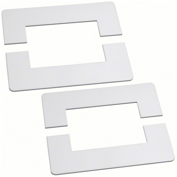 Abschlussblende tehalit DABA 5080, verkehrsweiss 