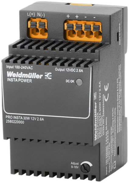 Alimentazione commutazione Weidmüller Connect Power PRO INSTA 30W 12V 2.6A 