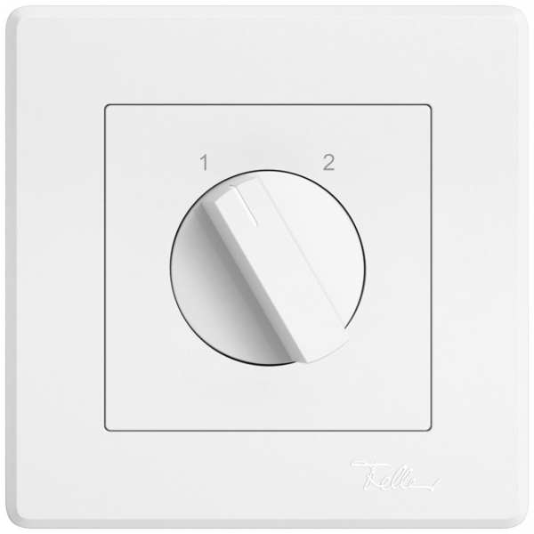 UP-Drehschalter EDIZIO.liv getr.Kont.2P 1-2 T=50mm ws 