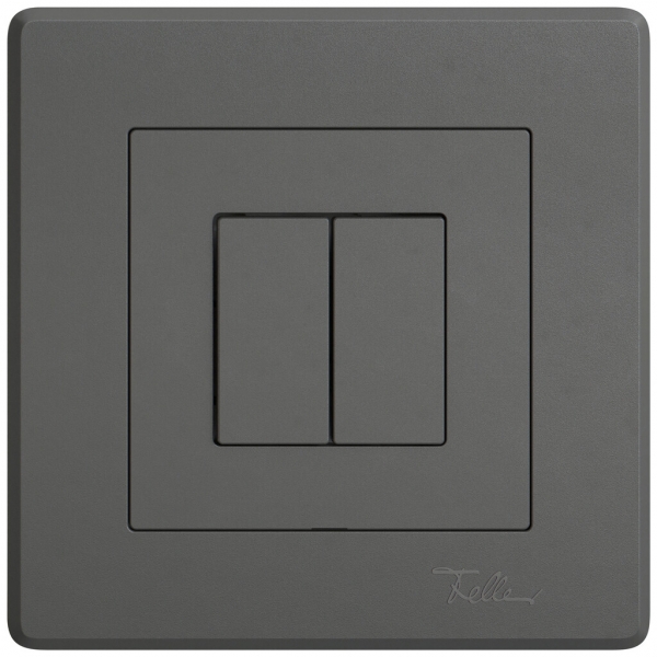 UP-Druckschalter EDIZIO.liv Wiser SNAPFIX® 2 Kanal 2 Tasten dgu 