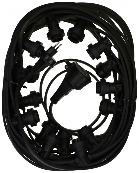 Ghirlanda MH ILLU5X13 230V 2300W 15×E27 16.5m IP44 ne 