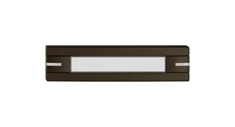 Poussoir 1/8 EDIZIO.liv SNAPFIX® p.KNX&UNI a.LED a.étiquette comm.2touch.br 
