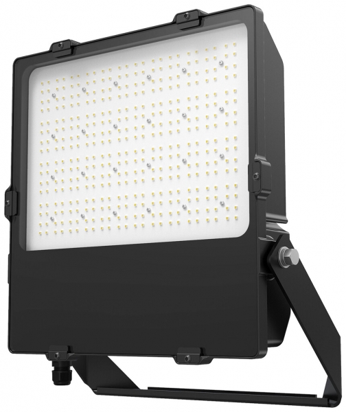 LED-Strahler DOTLUX LENSplus 300W 40585lm 3000K IP66 60° 499×410mm schwarz 