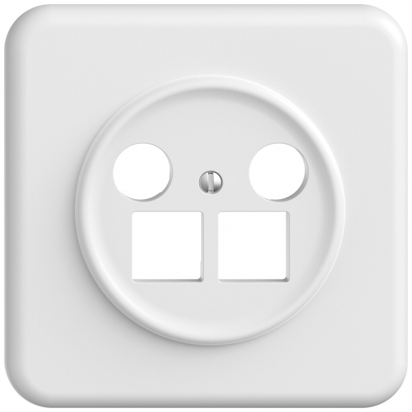Kit di montaggio INC STANDARDdue EASYNET SNAPFIX® per presa multimedia bi 