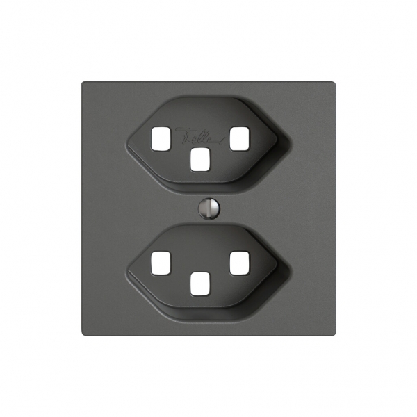 Kit di montaggio EDIZIO.liv SNAPFIX® per presa 2×T23 grs 
