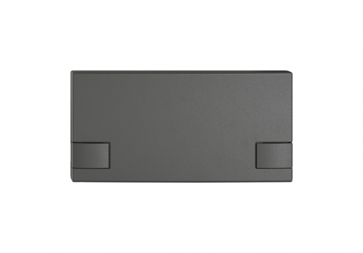 Pulsante 1/2 EDIZIO.liv KNX e UNI con SNAPFIX® senza LED comando a 2 tasti grs 