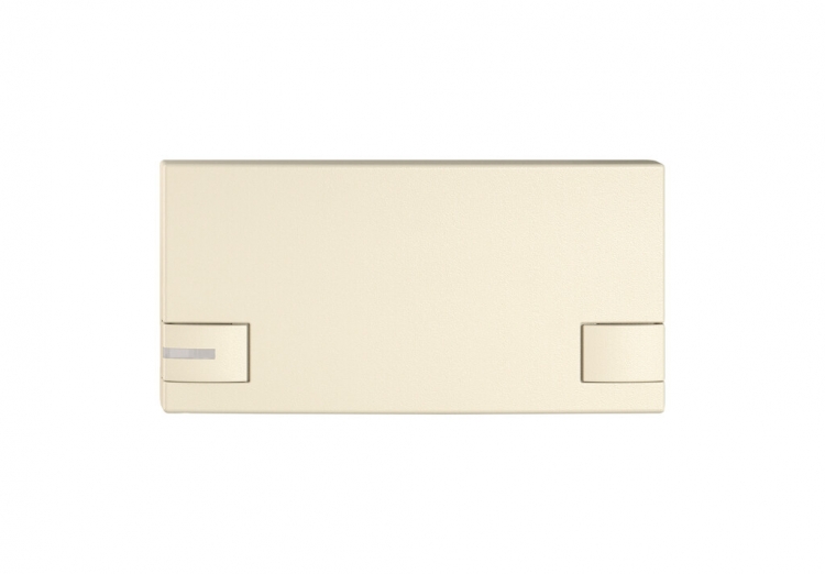 Poussoir 1/2 EDIZIO.liv KNX et UNI a.SNAPFIX® a.LED commande à 2 touches cr 
